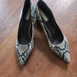 Franco Sarto Snakeskin Patterned Heels
